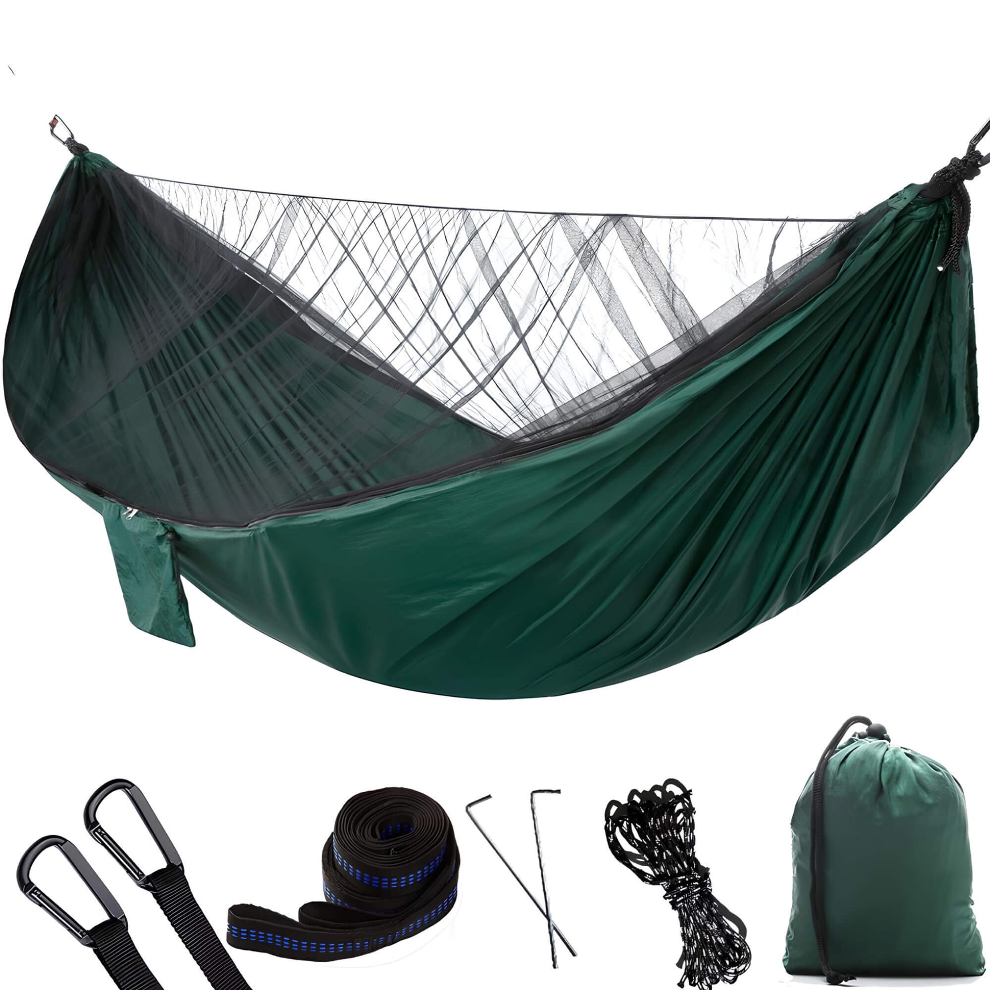 Packable-Hammock-dark-green