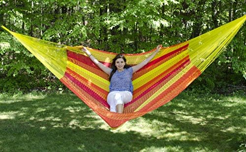 Girl-Relaxing-In-Multicolour-Hammock-Forest