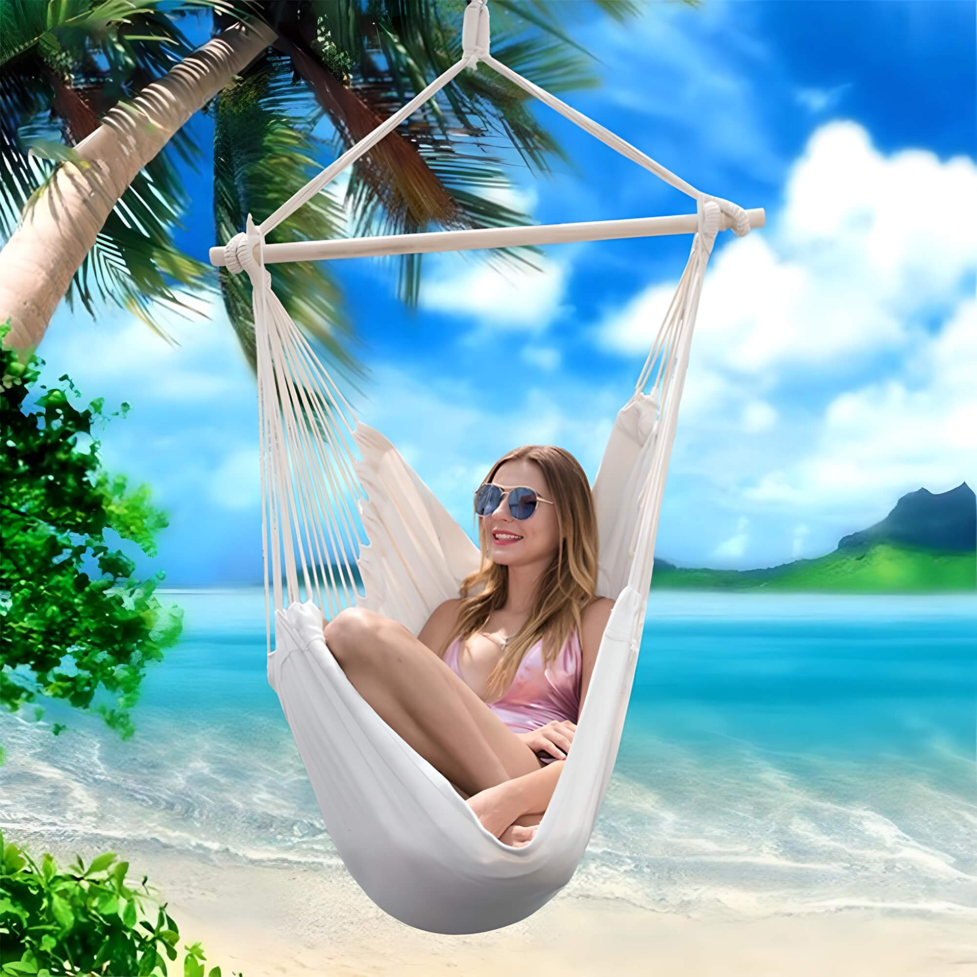 a-women-sitting-on-a-air-chair-hammock