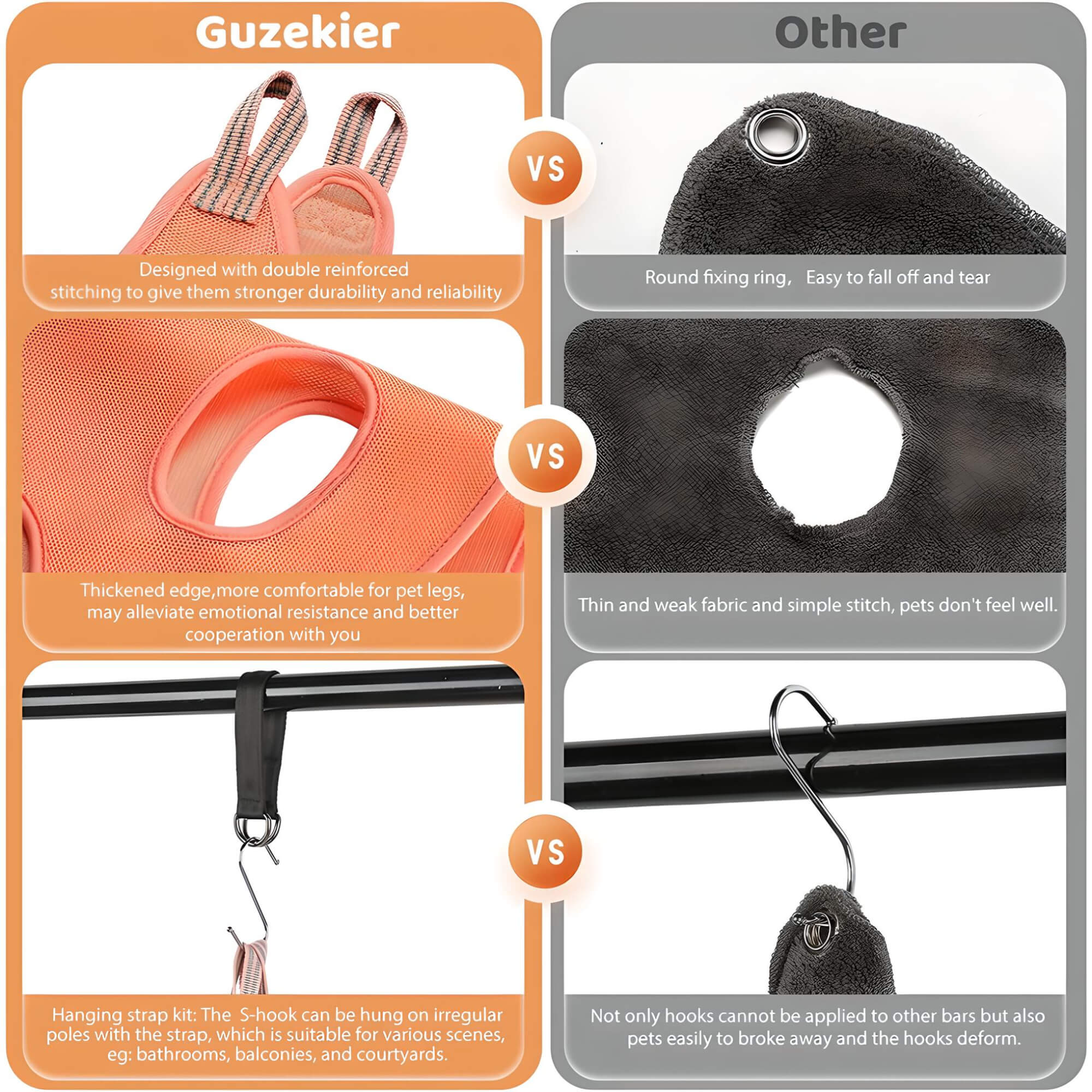 comparison-of-dog-grooming-harness