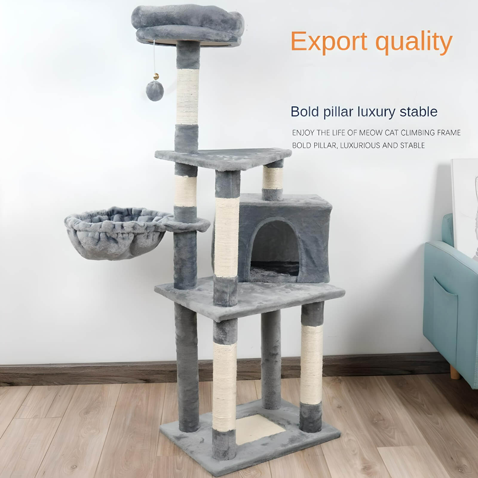 features-of-cat-tree-with-hammock