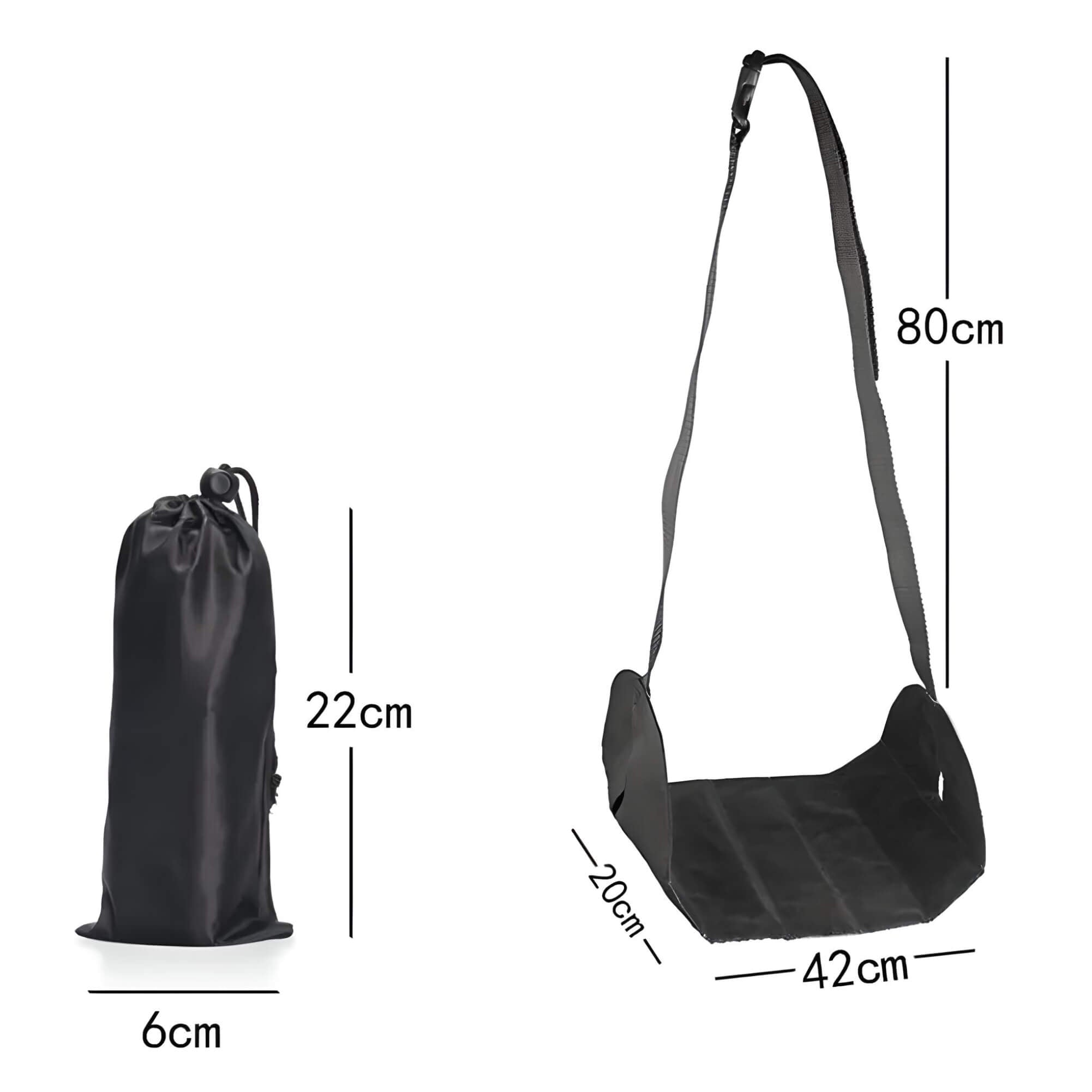 inflatable-foot-rest-plane-dimension-image