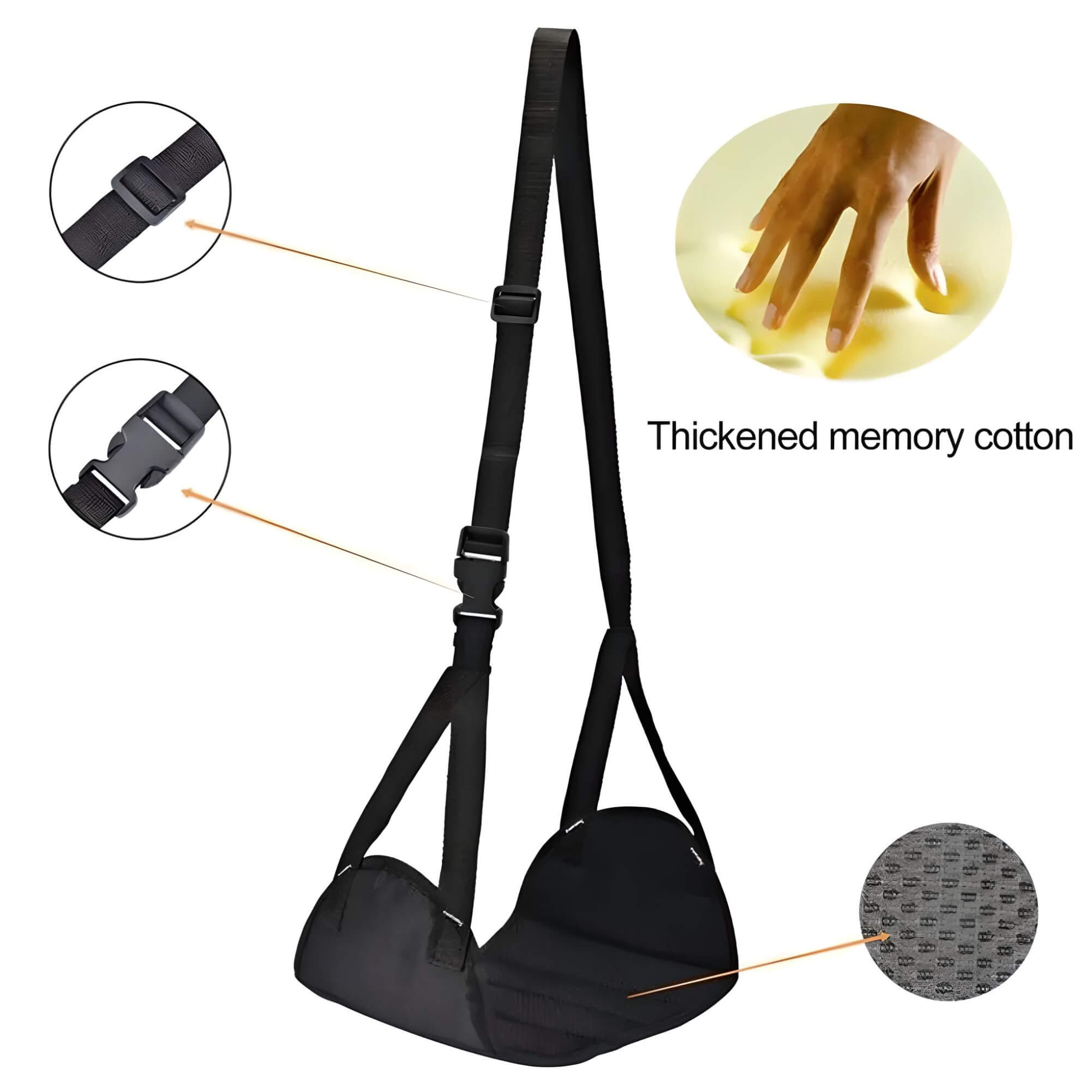 inflatable-foot-rest-plane-thickened-memmory-cotton