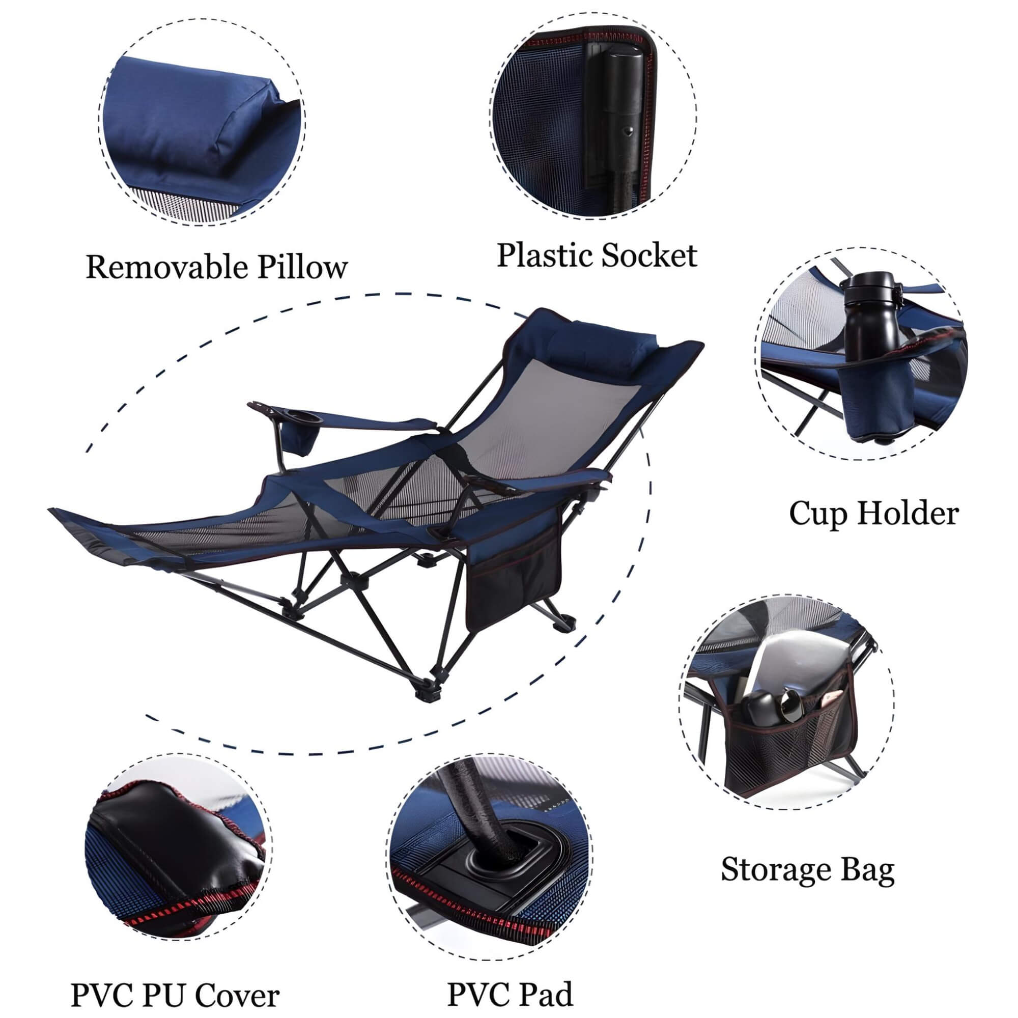 mesh-folding-lawn-chairs-specification
