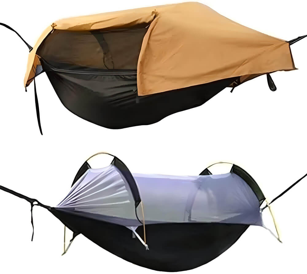 portable-hammock-tent-orange-color