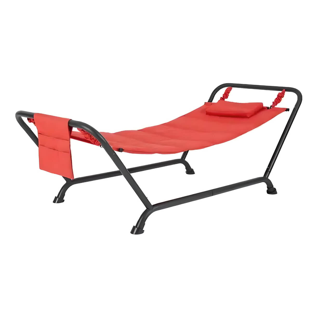 red-poolside-hammock