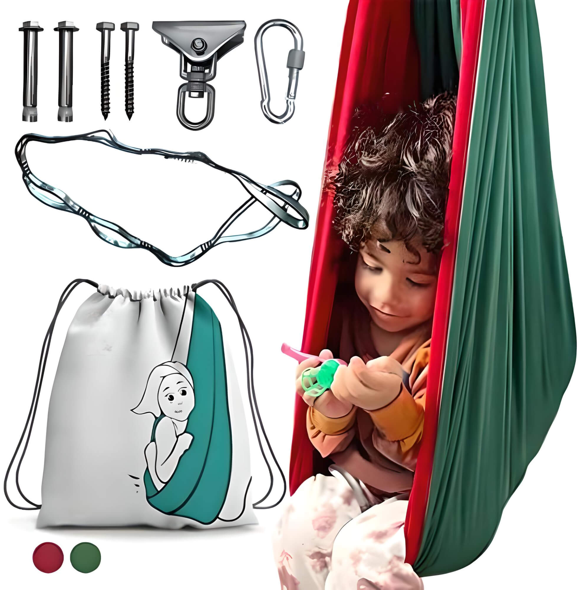 sensory-hammock-red-green-color-Copy