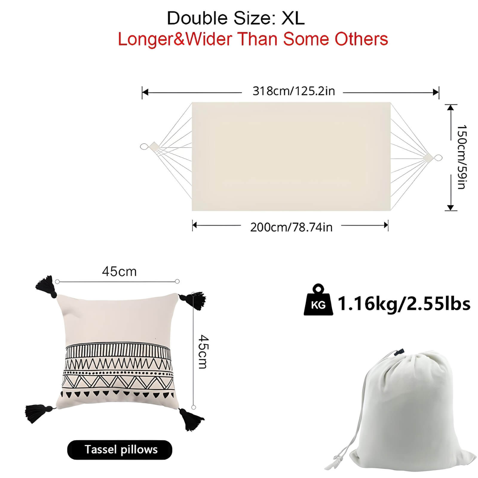 size-of-hammock-bed-indoor-with-a-pillow-and-aca