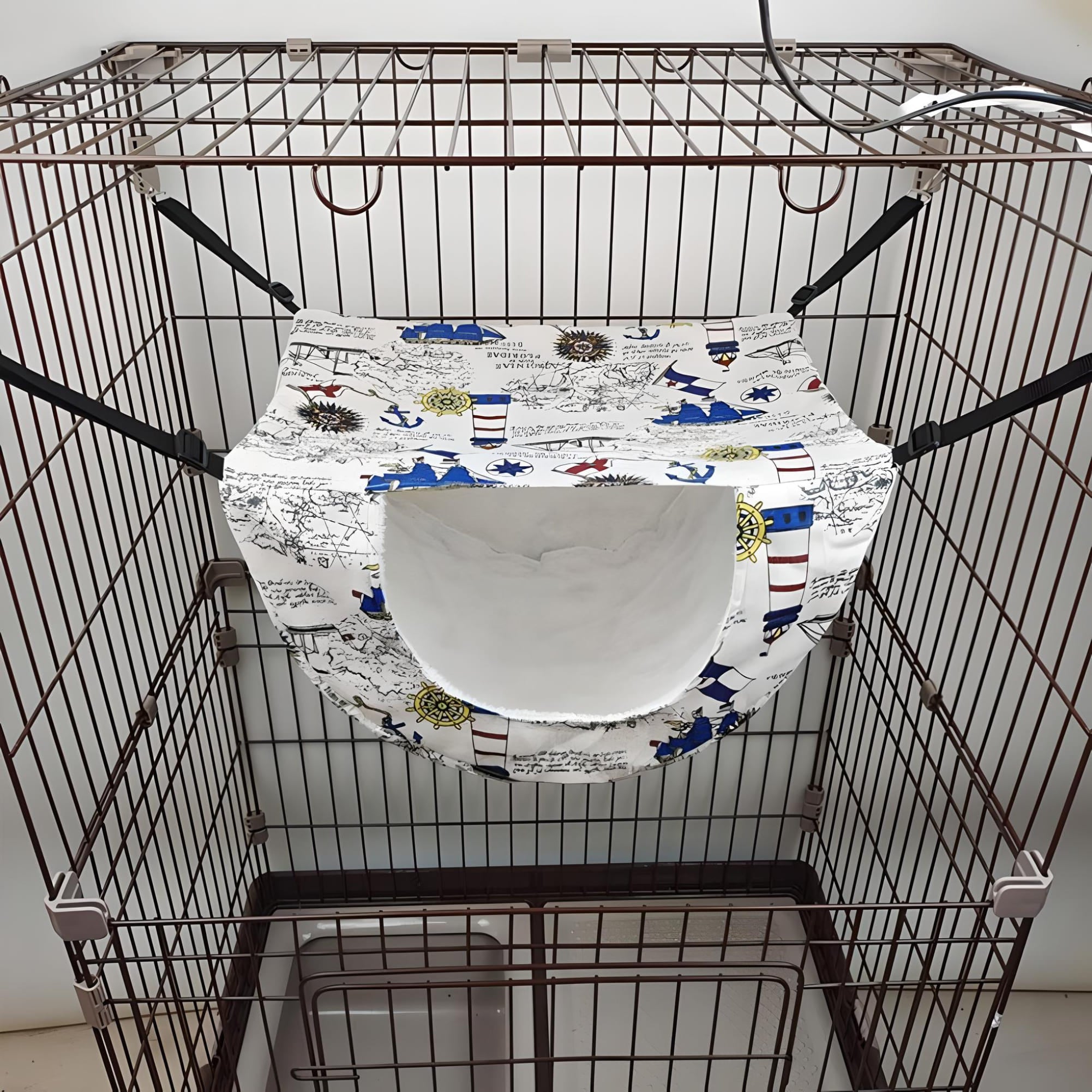 white-cloth-cat-cage-hammock