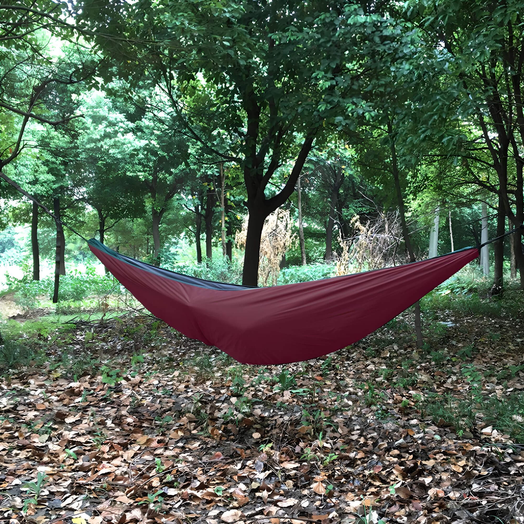 winter-camping-hanging-in-forest