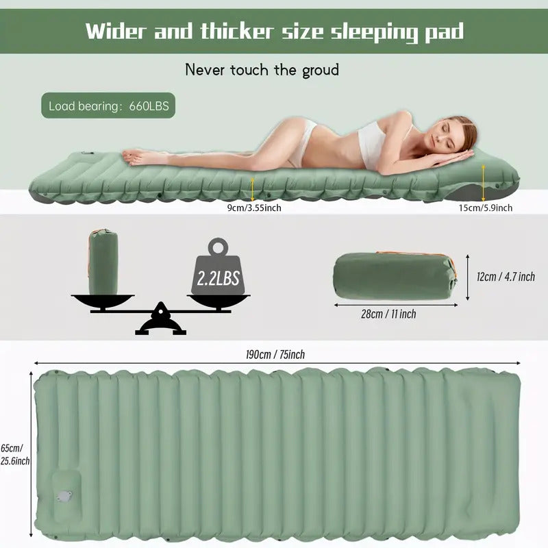 inflatable-camping-mattress-dimension-and-weight