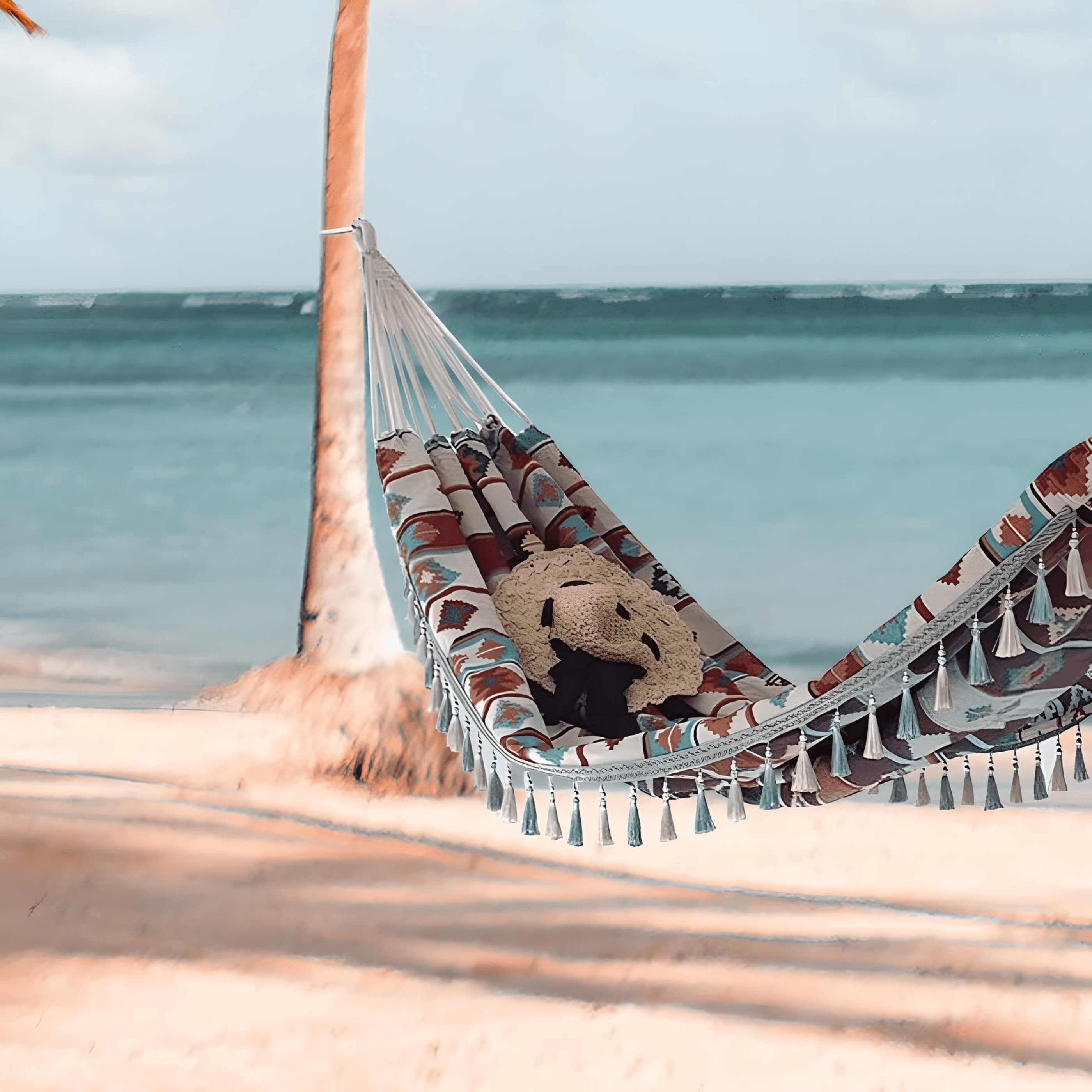 Brazilian-hammock-on-a-beach