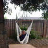 Load image into Gallery viewer, Copy-of-a-women-sleeping-on-a-large-hammock-swing