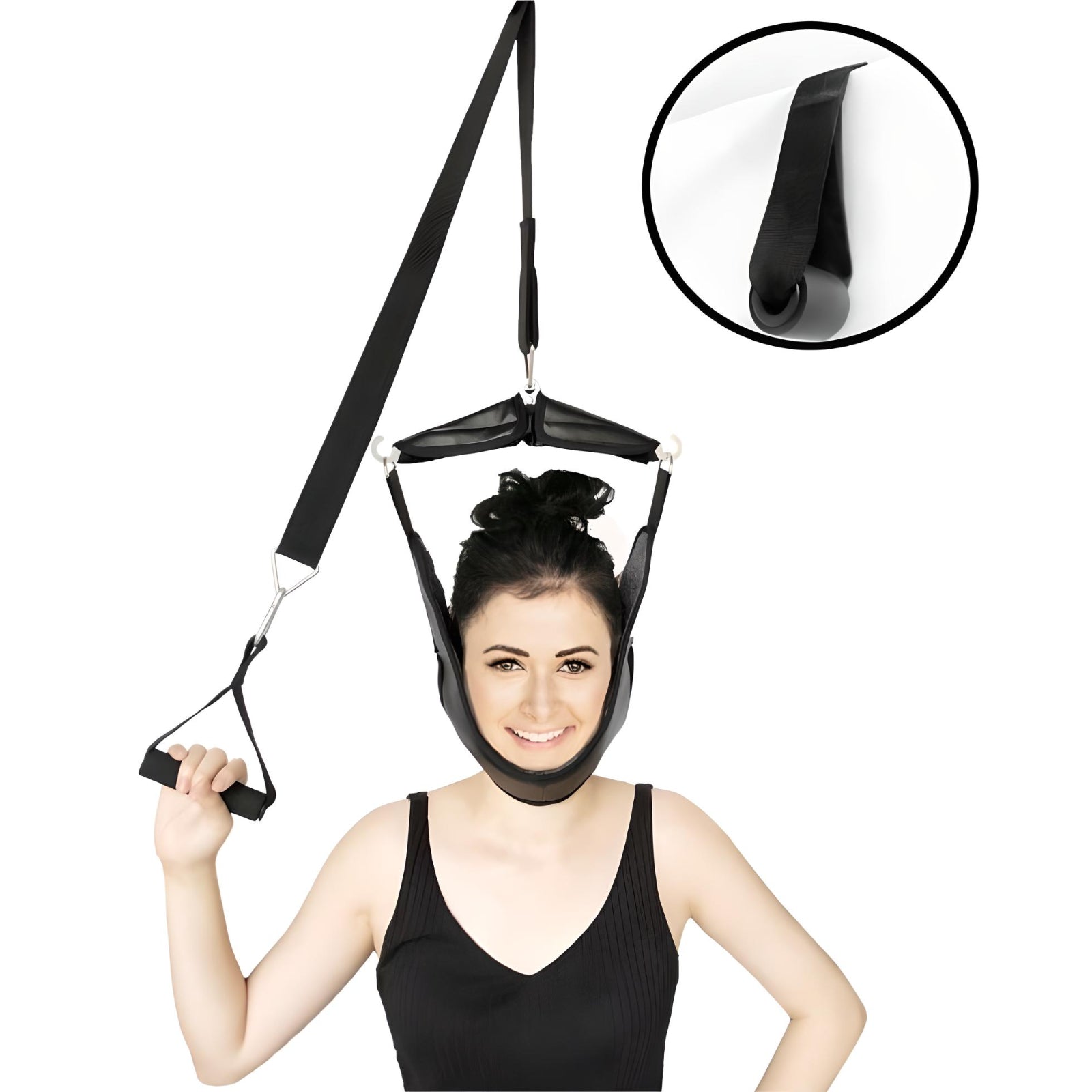 a-girl-in-a-cervical-neck-traction-device