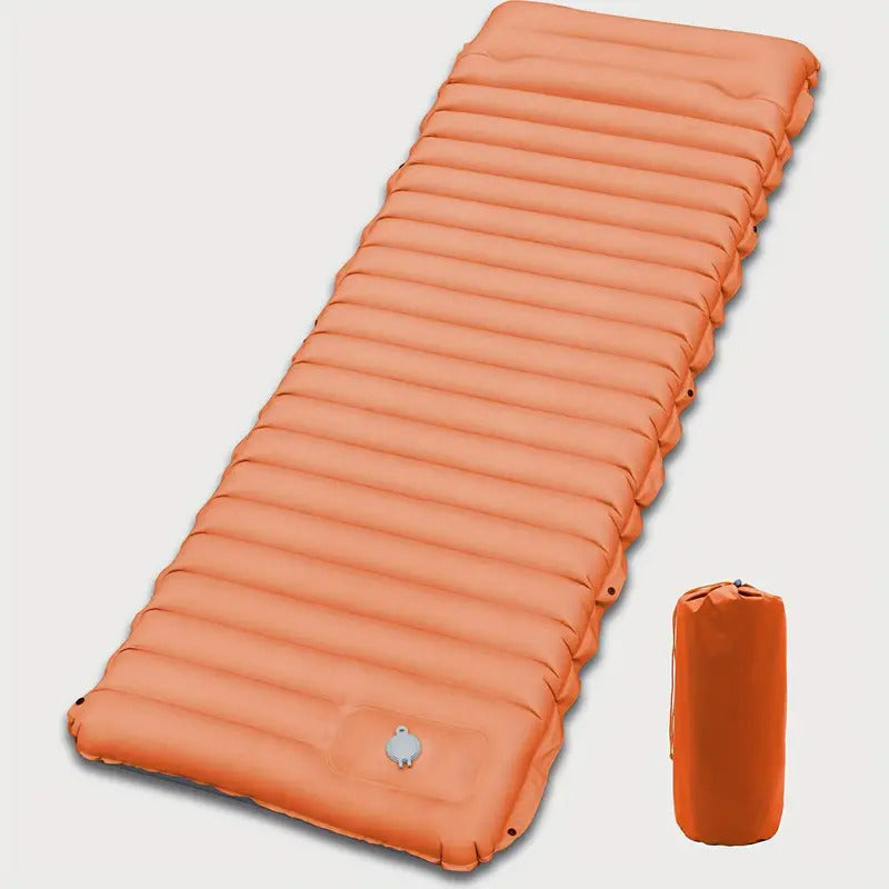 inflatable-camping-mattress-orange-colour