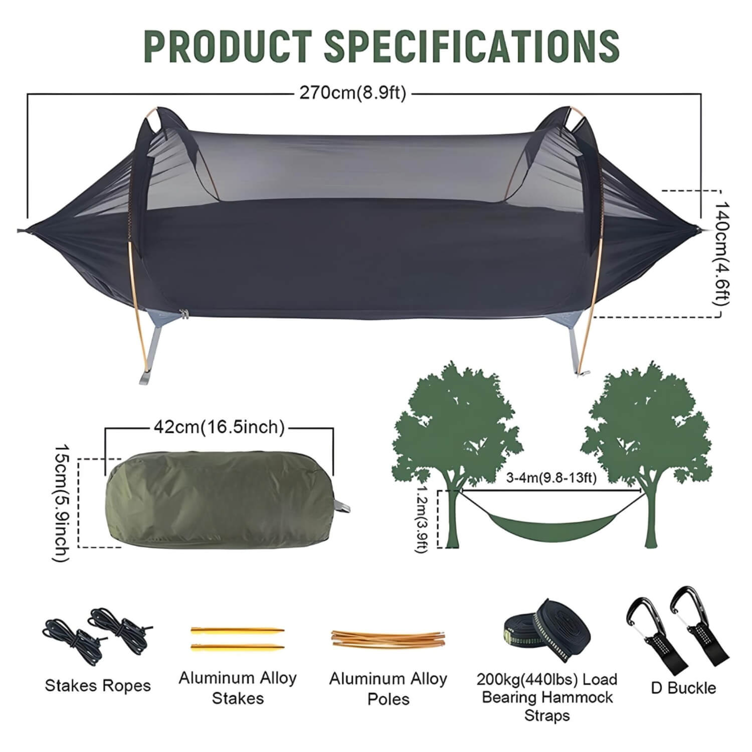 back-packing-hammock-with-bug-net-product-specification