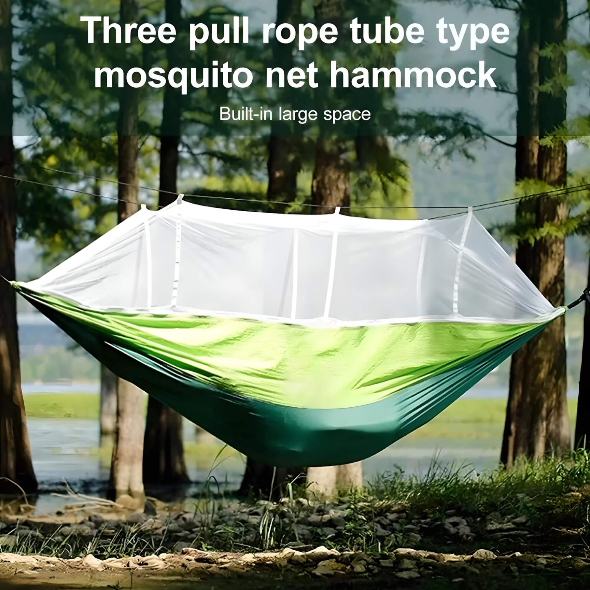 back-packing-tree-tent-three-pull-rope-hammock