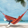 Load image into Gallery viewer, brazilian-cotton-hammock-girl-laying-in-beach