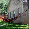 brazilian-cotton-hammock-hanging-outside