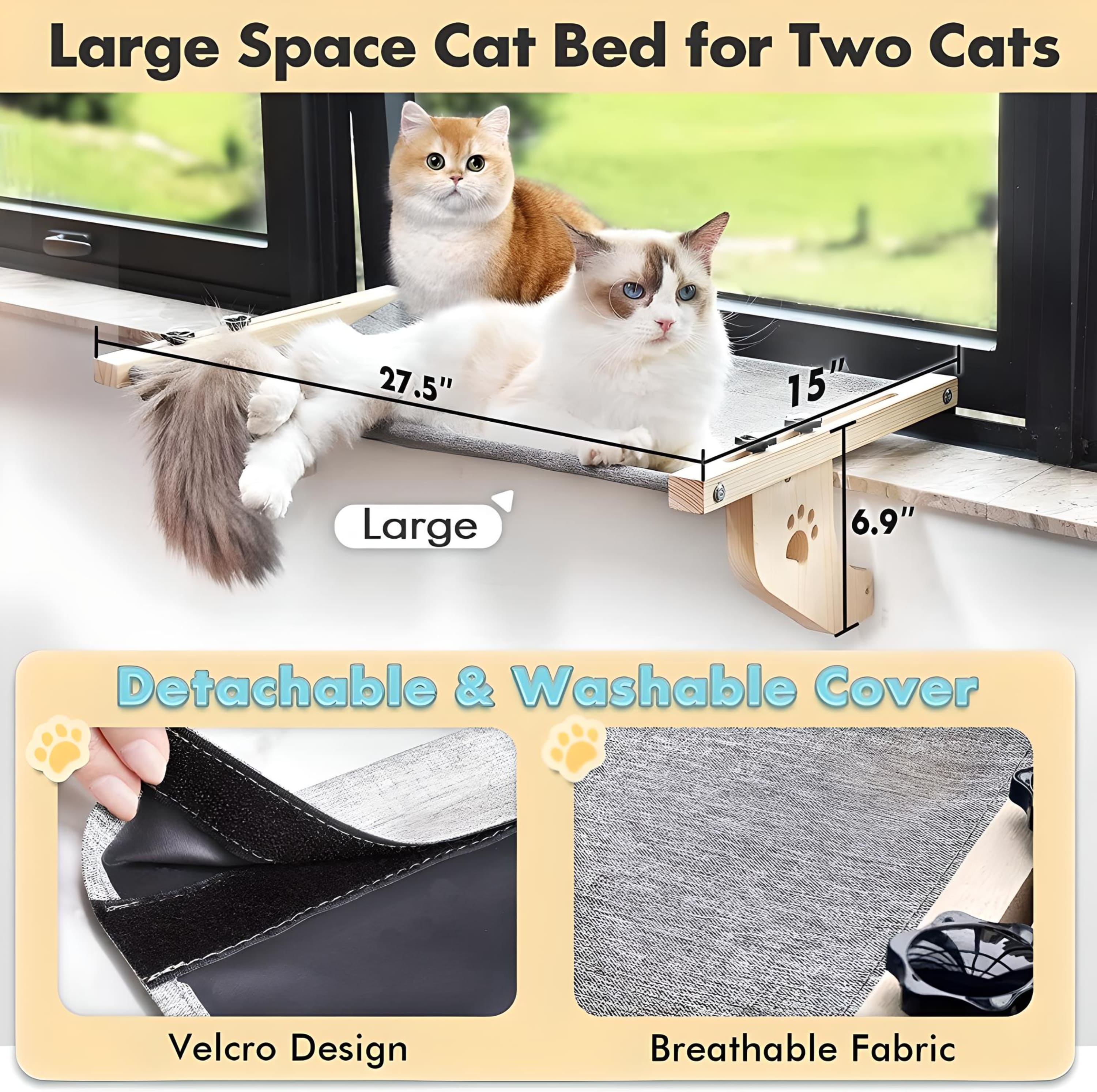    cat-bed-for-window-sill-washable-cover
