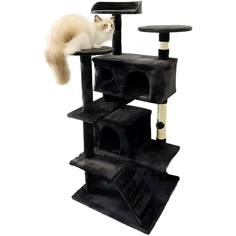cats-eating-on-top-of-3-tier-tower