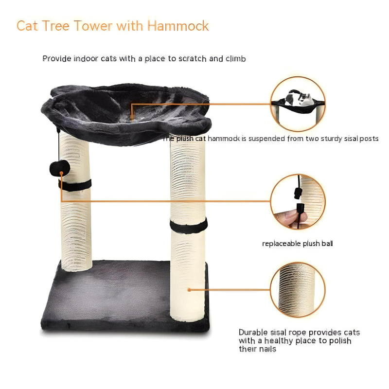 cat-tree-with-hammock-specifications