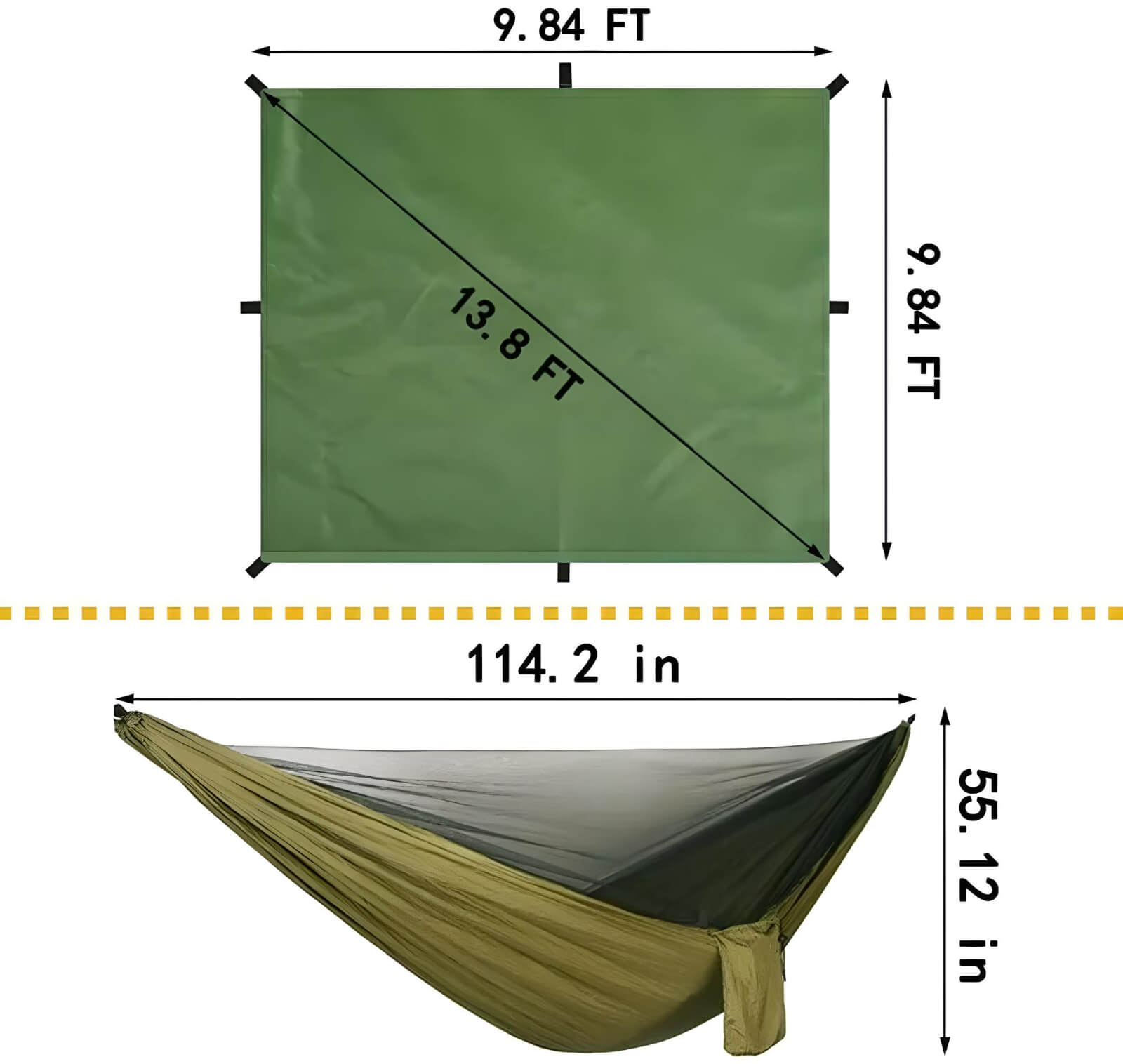 double-hammock-tent-dimension
