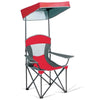 folding-chair-with-sunshade-RED-Color