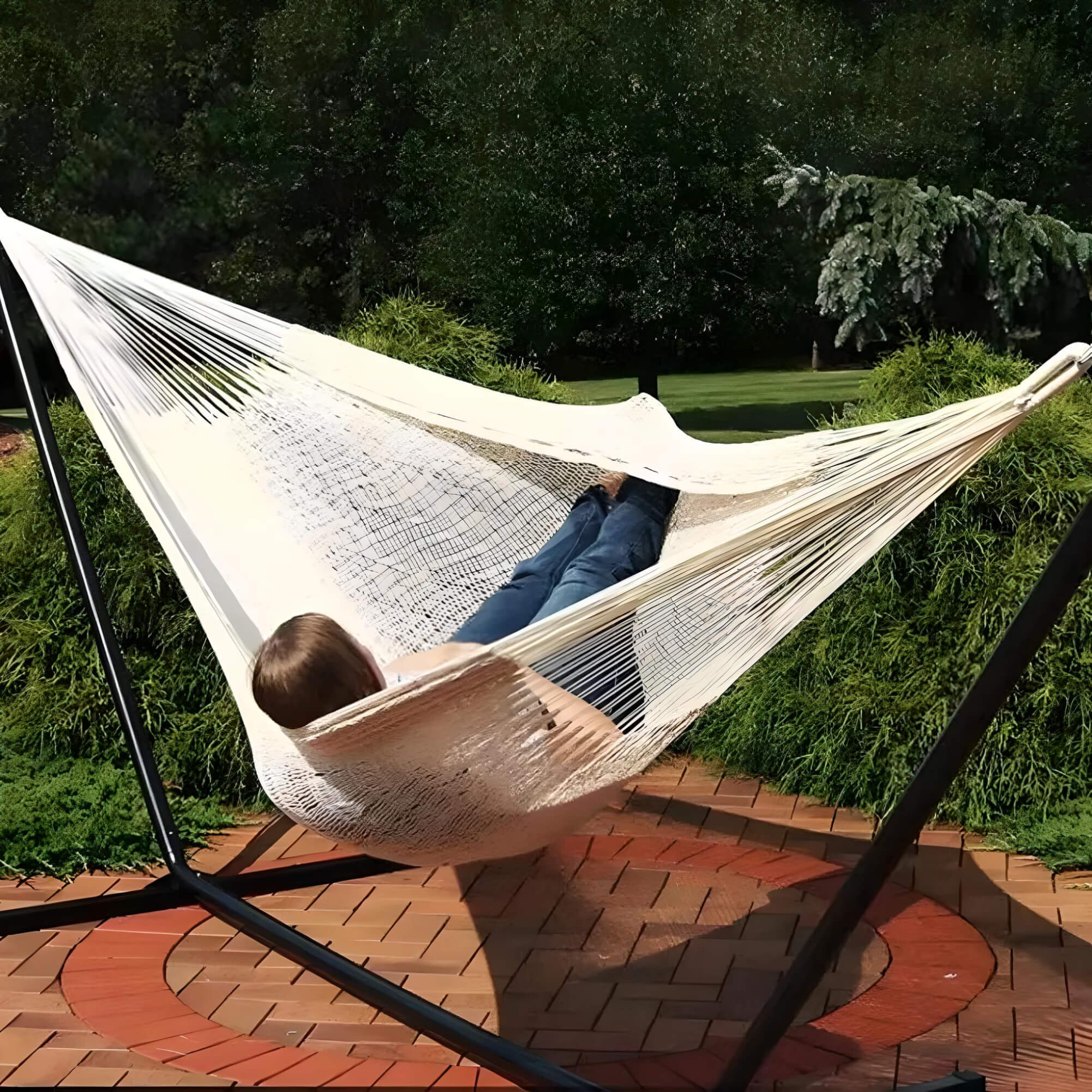 girl-laying-in-large-mayan-hammock