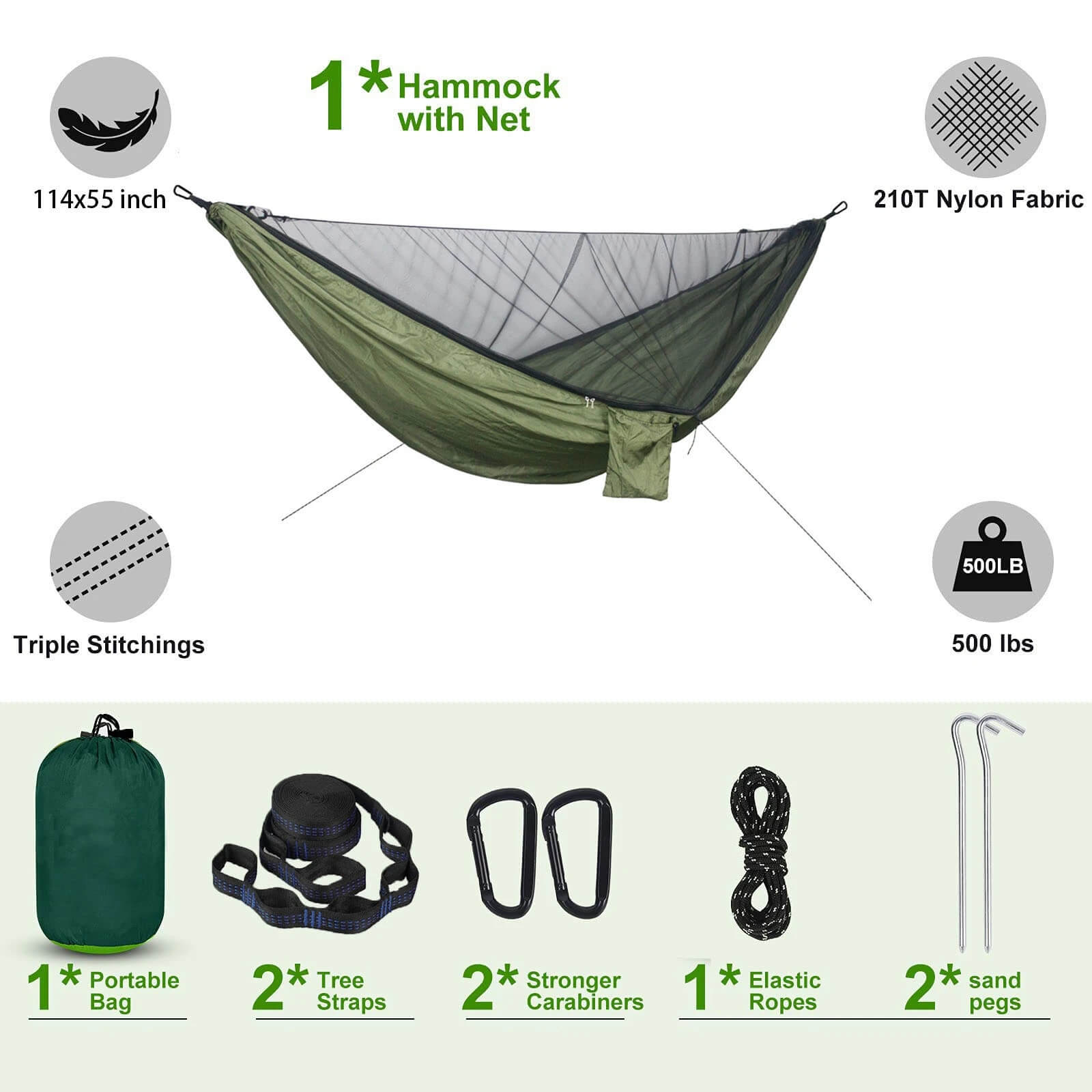 hammock-with-mosquito-net-with-items