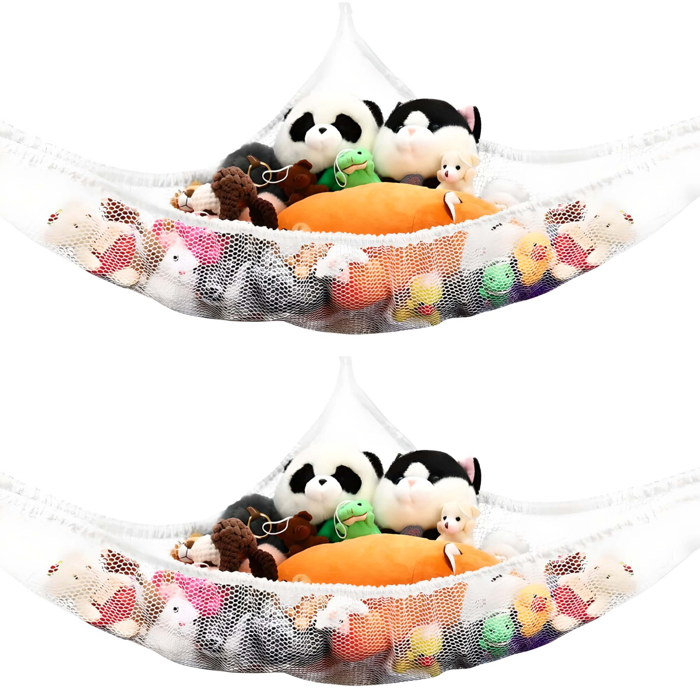 hanging-net-for-stuffed-animals-teddy-sitting