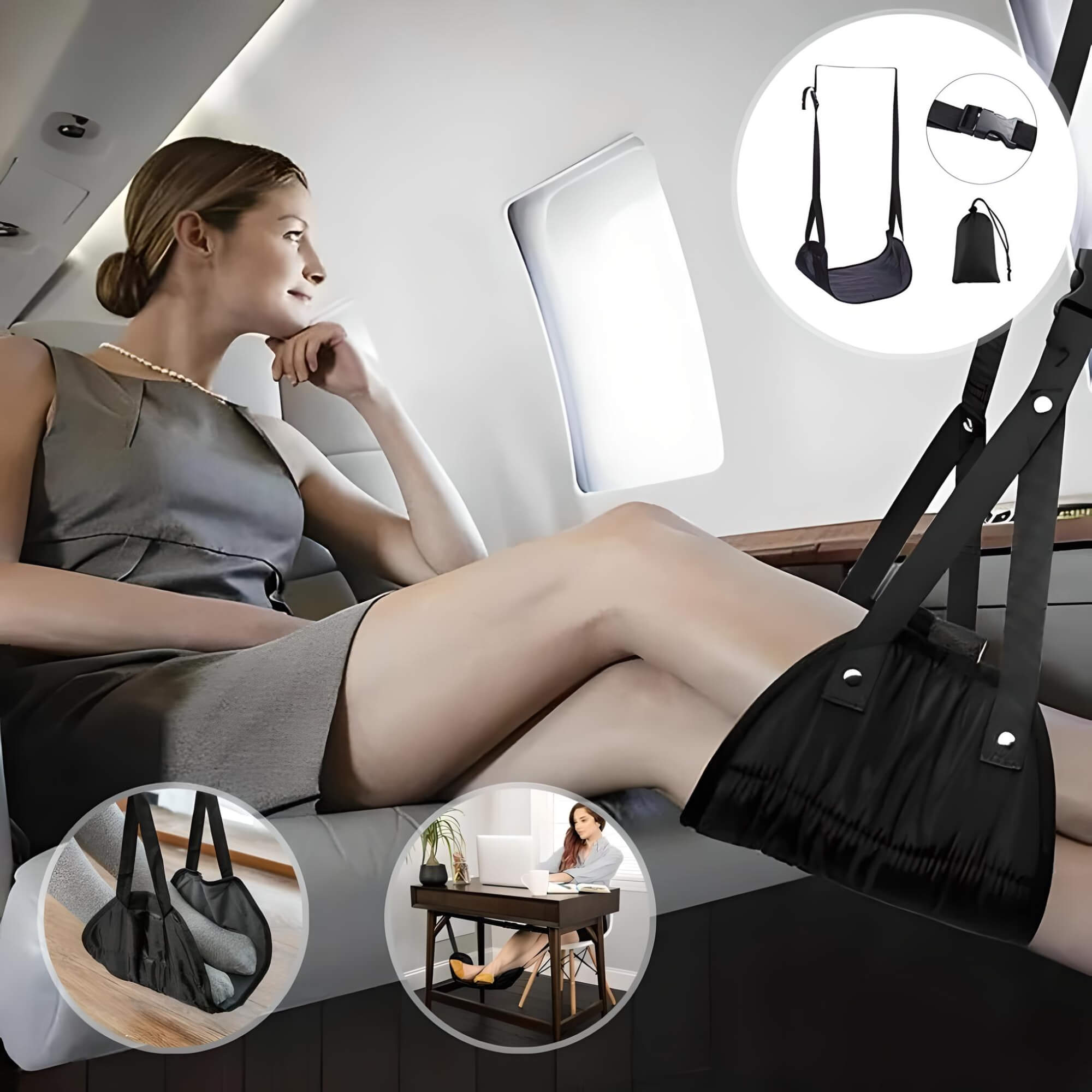 inflatable-foot-rest-for-airplane-girl-using-it