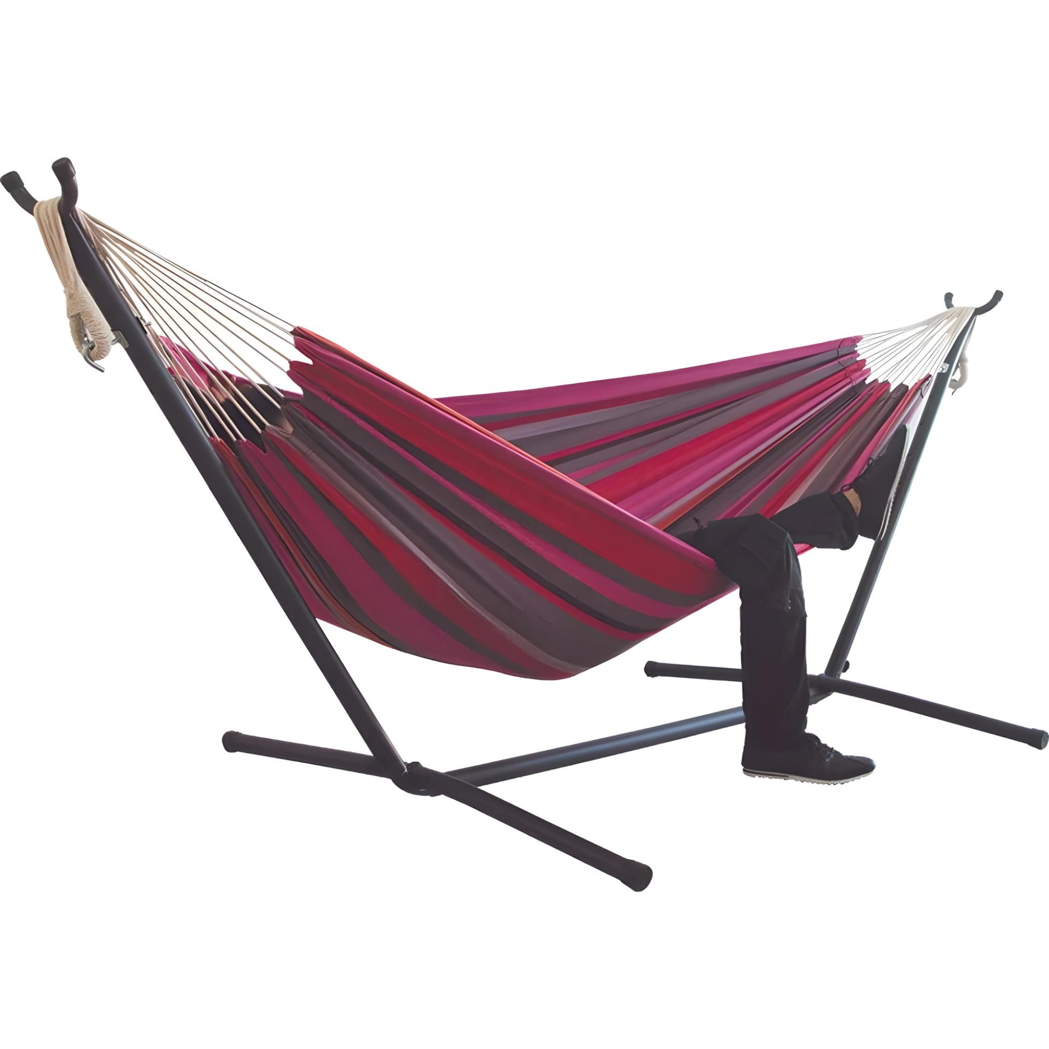 large-hammock-bed-red-black-color