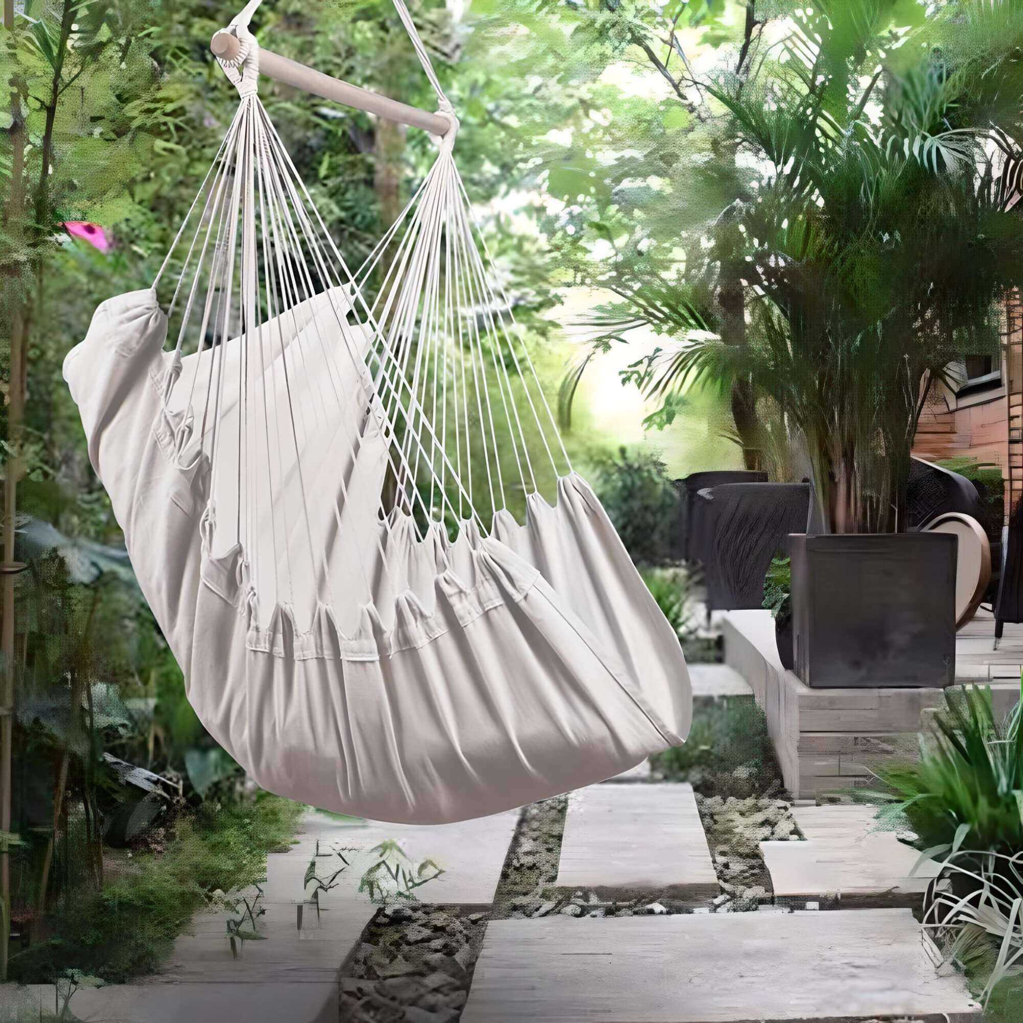 large-hammock-chair-hanging-in-garden