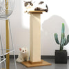 one-cat-seating-on-top-of-extra-all-scratching-post-and-the-other-one-on-the-floor