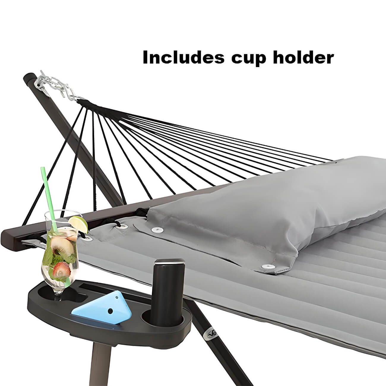 showing-the-cup-holder-of-double-outdoor-hammock-with-stand