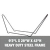 Load image into Gallery viewer, steel-frame-of-portable-hammock-stand